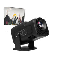Outdoor LED Projector Designed for Backyard Cinema, LCD Technology, Wide Voltage, Compact Portable