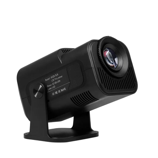 Outdoor LED Projector Designed for Backyard Cinema, LCD Technology, Wide Voltage, Compact Portable