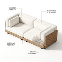 Coastline Atelier Modular Deck Lounge — How It Works